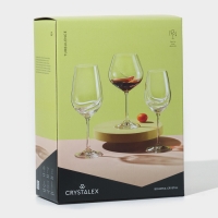 Набор стеклянных бокалов для вина «Турбуленция», 550 мл, 2 шт Набор стеклянных бокалов для вина «Турбуленция», 550 мл, 2 шт