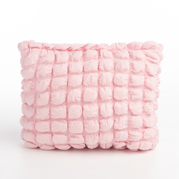 Косметичка на молнии, цвет розовый