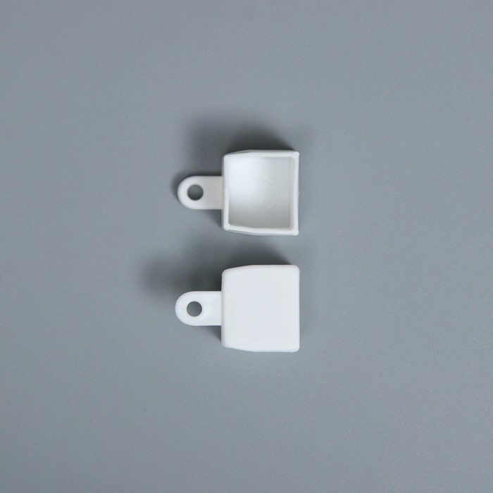 Карниз двухрядный, 160 см, цвет белый