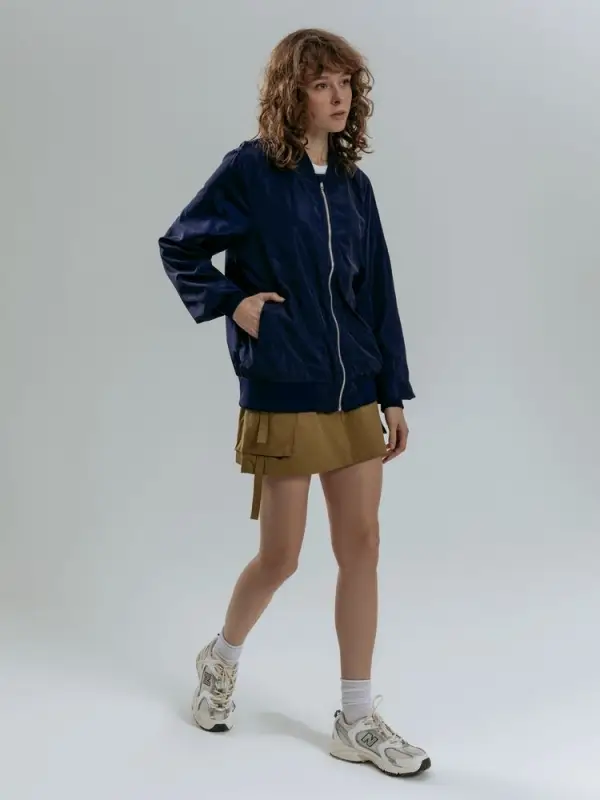 Бомбер Wigton, темно-синий, размер 3XL