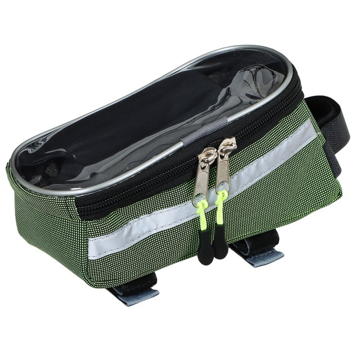 Велосумка GRAFFITI &laquo;МАСТЕР&raquo;, на раму, цвет зелёный