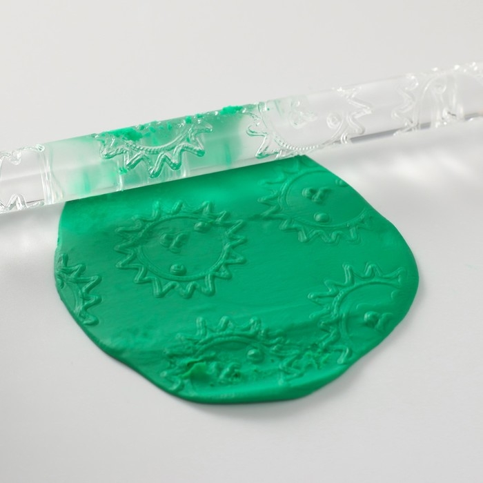 Скалка для творчества акрил Скалка для творчества акрил "Солнце"16х1 см