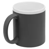 Кружка StopSpot с покрытием софт-тач, серая Кружка StopSpot с покрытием софт-тач, серая