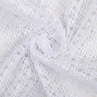 Тюль на кухню со шторной лентой, 285х165 см, цвет белый, 100% полиэстер Тюль на кухню со шторной лентой, 285х165 см, цвет белый, 100% полиэстер