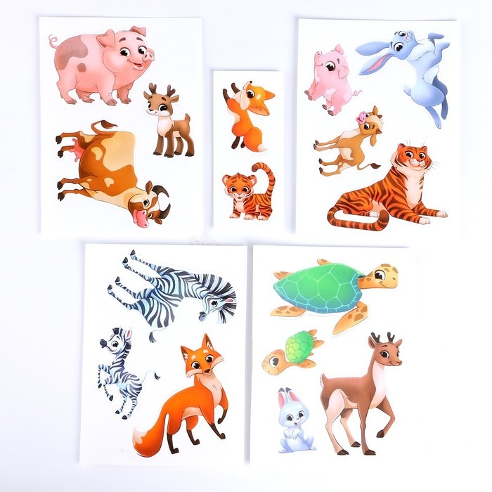 Развивающая игра на липучках &laquo;&lrm;Изучаем животных. Мамы и малыши&raquo;&lrm;