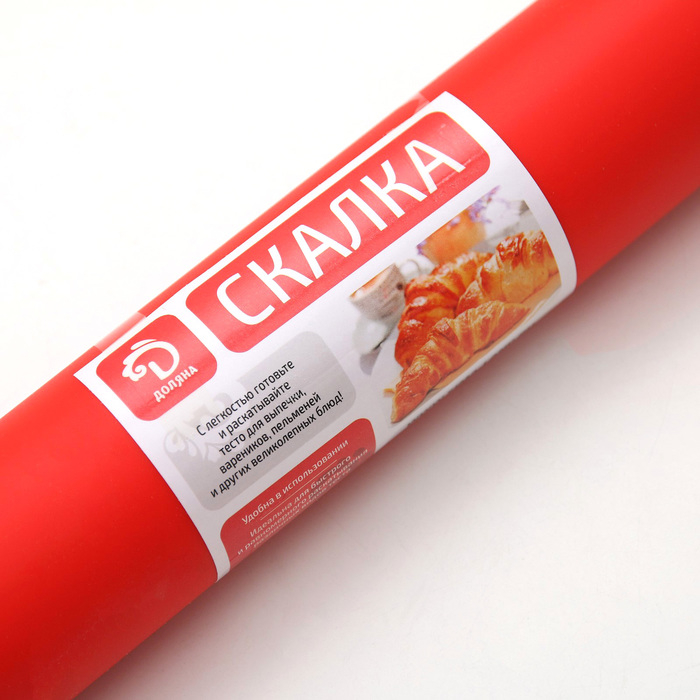 Скалка Доляна «Севилья», 48×5 см, рабочая часть 24,5 см, цвет МИКС Скалка Доляна «Севилья», 48×5 см, рабочая часть 24,5 см, цвет МИКС