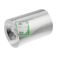 Воздуховод гофрированный "Алювент", d=160 мм, раздвижной до 3 м, алюминиевый