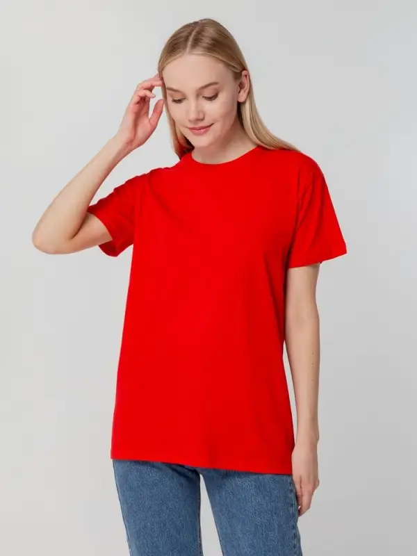 Футболка унисекс T-bolka 140, красная, размер XXL
