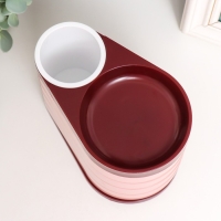 Шкатулка для украшений пластик "Капелька. Пять уровней" розовая 15,5х9,5х11 см Шкатулка для украшений пластик "Капелька. Пять уровней" розовая 15,5х9,5х11 см