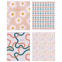 Тетрадь 60 листов в клетку на скрепке "Время фантазий", обложка мелованный картон, выборочный лак, МИКС Тетрадь 60 листов в клетку на скрепке "Время фантазий", обложка мелованный картон, выборочный лак, МИКС