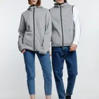 Куртка с капюшоном унисекс Gotland, серая, размер XL