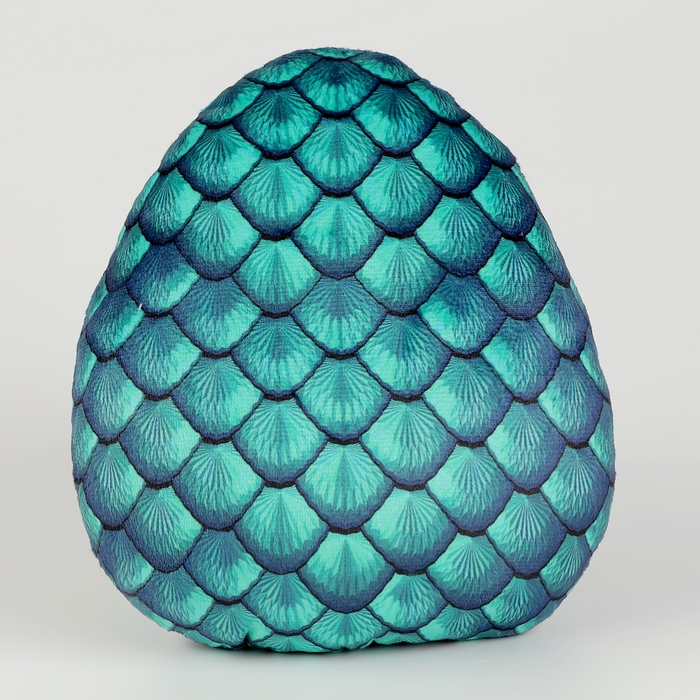 Мягкая игрушка-подушка &laquo;Яйцо-змея&raquo;, зелёная, 16 см