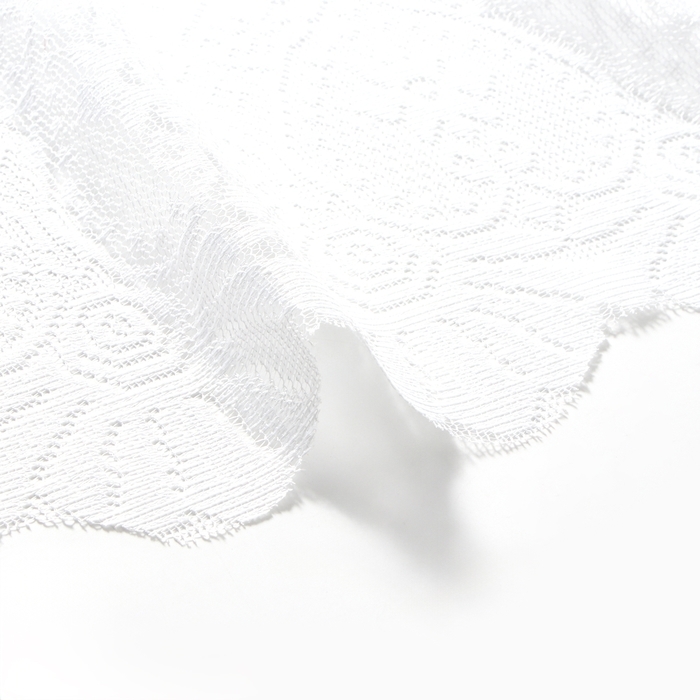 Скатерть Доляна Ажур цв.белый 140*200 &plusmn;5 см, 100%п/э
