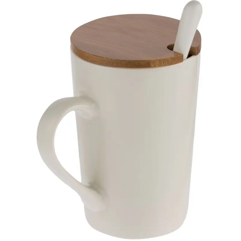 Кружка Parley с ложкой и бамбуковой крышкой Кружка Parley с ложкой и бамбуковой крышкой