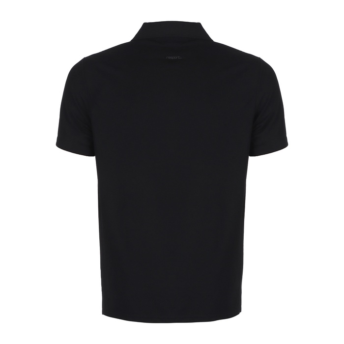 Футболка поло мужская спортивная, размер M (48), цвет черный