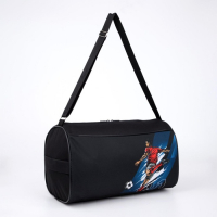 Сумка детская спортивная для мальчика "Футбол" на молнии, наружный карман, чёрный Сумка детская спортивная для мальчика "Футбол" на молнии, наружный карман, чёрный