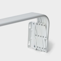 Сушилка для белья настенная, 90 см, цвет белый Сушилка для белья настенная, 90 см, цвет белый