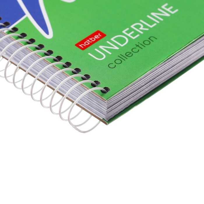 Колледж-тетрадь 120 листов, в клетку на гребне, Underline, твёрдая обложка, блок офсет Колледж-тетрадь 120 листов, в клетку на гребне, Underline, твёрдая обложка, блок офсет