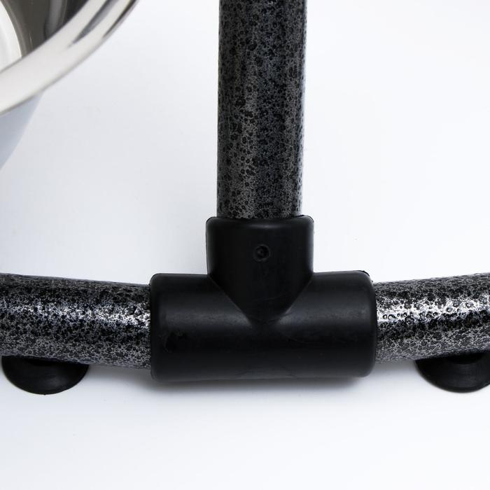 Регулируемая разноуровневая подставка с 2 мисками по 2,5 л