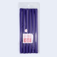 Бигуди &laquo;Бумеранг&raquo;, d = 1,5 см, 24 см, 6 шт, цвет сиреневый