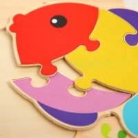 Игрушка развивающая пазл &laquo;Рыбка&raquo; 0,3&times;15&times;15 см