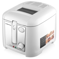 Фритюрница BRAYER 2832BR-WH, 1800 Вт, 2,5 л, 130-190 &deg;C, белая
