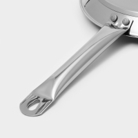 Сковорода блинная &laquo;Общепит&raquo;, d=26 см, толщина корпуса 0,6 мм, ТРС 3,5 мм, индукция