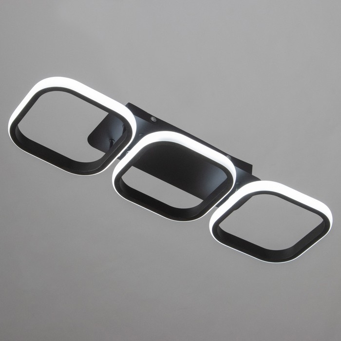 Светильник Светильник "Квадро" LED 33Вт 6000К черный 52,5х17х7 см