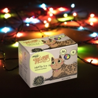 Гирлянда «Нить» 3 м, IP20, тёмная нить, 30 ламп, свечение мульти, 8 режимов, 220 В Гирлянда «Нить» 3 м, IP20, тёмная нить, 30 ламп, свечение мульти, 8 режимов, 220 В