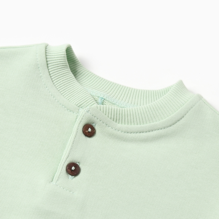 Толстовка детская MINAKU: Basic Line BABY, цвет шалфей, рост 68-74 Толстовка детская MINAKU: Basic Line BABY, цвет шалфей, рост 68-74