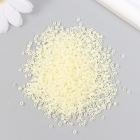 Бисер стекло 12/0 "Бледно-жёлтый" полупрозрачный перламутр 450 гр Бисер стекло 12/0 "Бледно-жёлтый" полупрозрачный перламутр 450 гр