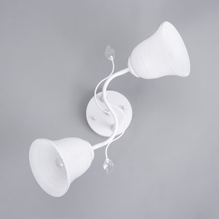 Люстра "Венди" 2х40вт Е27 Белый 49х22х23см