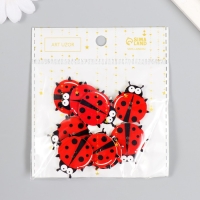 Пуговицы дерево для творчества 2 прокола "Божьи коровки" набор 10 шт 2,7х3 см Пуговицы дерево для творчества 2 прокола "Божьи коровки" набор 10 шт 2,7х3 см