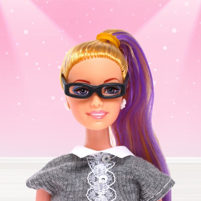 Кукла-модель шарнирная &laquo;Первая учительница&raquo; с малышкой, мебелью и аксессуарами