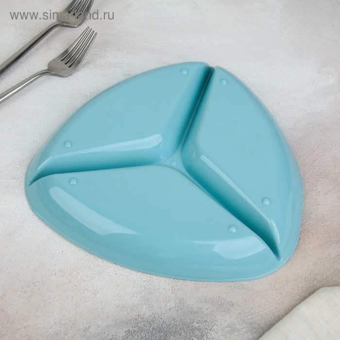 Менажница «Стайл», 24×24×2,5 см, цвет МИКС Менажница «Стайл», 24×24×2,5 см, цвет МИКС