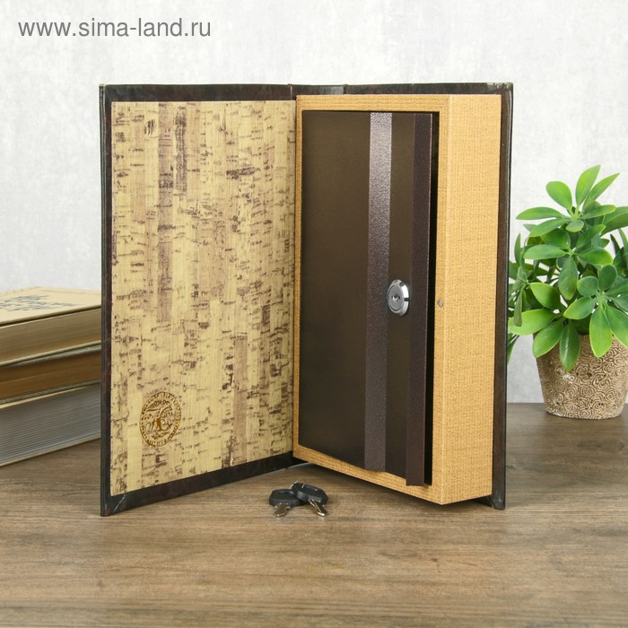 Сейф-книга дерево кожзам Сейф-книга дерево кожзам "Правосудие" 26х17х5 см