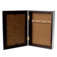 Ключница "Букет пионов" венге 15х21 см