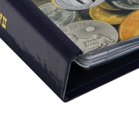 Альбом для монет на кольцах 225 х 265 мм, "Памятные монеты РФ", обложка ламинированный картон, 13 листов и 13 цветных картонных вставок Альбом для монет на кольцах 225 х 265 мм, "Памятные монеты РФ", обложка ламинированный картон, 13 листов и 13 цветных картонных вставок