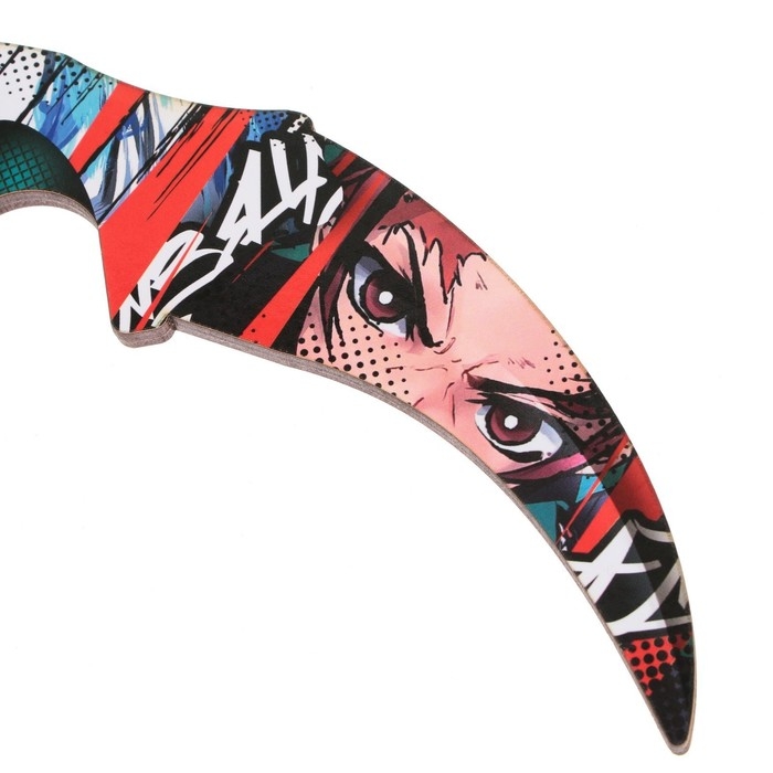 Деревянное оружие, детское сувенирное &laquo;Аниме&raquo;, нож керамбит, 22 х 8,2 см