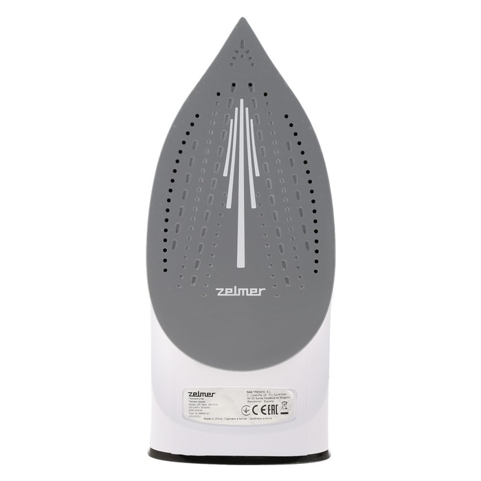 Утюг Zelmer ZIR1515 Violet, 2400 Вт, керамическая подошва, 30 г/мин, 240 мл, фиолетовый Утюг Zelmer ZIR1515 Violet, 2400 Вт, керамическая подошва, 30 г/мин, 240 мл, фиолетовый