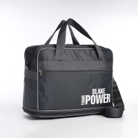 Сумка дорожная на молнии, с увеличением, наружный карман, длинный ремень, цвет серый Сумка дорожная на молнии, с увеличением, наружный карман, длинный ремень, цвет серый