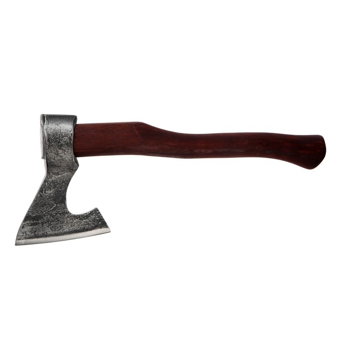 Топор охотничий кованый ТУНДРА ПРОФИ, топорище высшего сорта Топор охотничий кованый ТУНДРА ПРОФИ, топорище высшего сорта "дуб" воск, с чехлом, 800 г