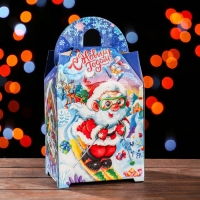 Новый год. Подарочная коробка "Ларец" 18,5 х 14 х 36 см.