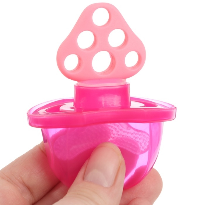 Прорезыватель силиконовый «Для передних зубов», цвет розовый, с колпачком, двусторонний, Крошка Я Прорезыватель силиконовый «Для передних зубов», цвет розовый, с колпачком, двусторонний, Крошка Я