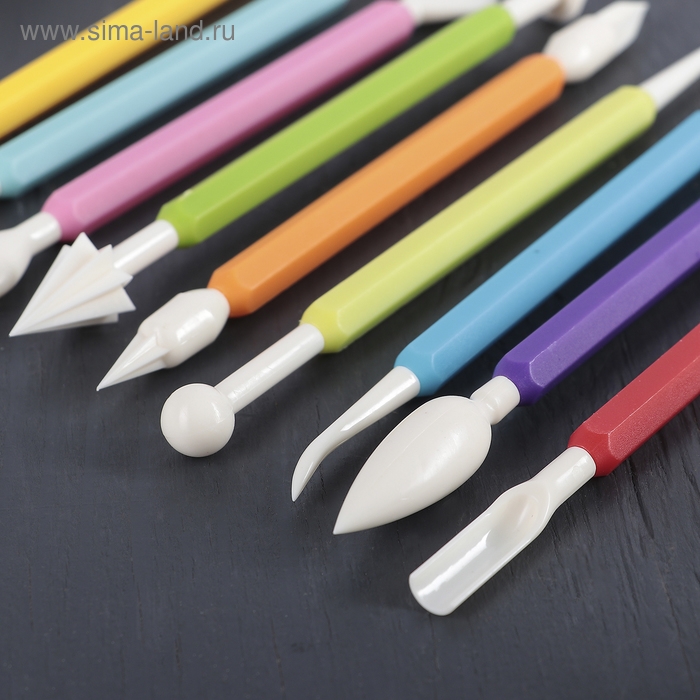 Набор для моделирования кондитерских украшений Доляна, 9 шт, 17 см Набор для моделирования кондитерских украшений Доляна, 9 шт, 17 см