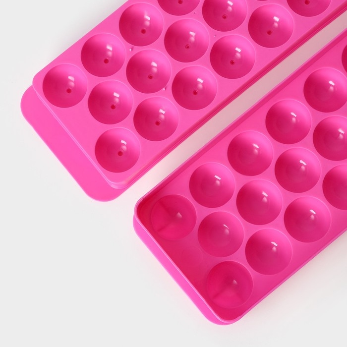 Форма для льда «Шар», 20 ячеек, цвет МИКС Форма для льда «Шар», 20 ячеек, цвет МИКС