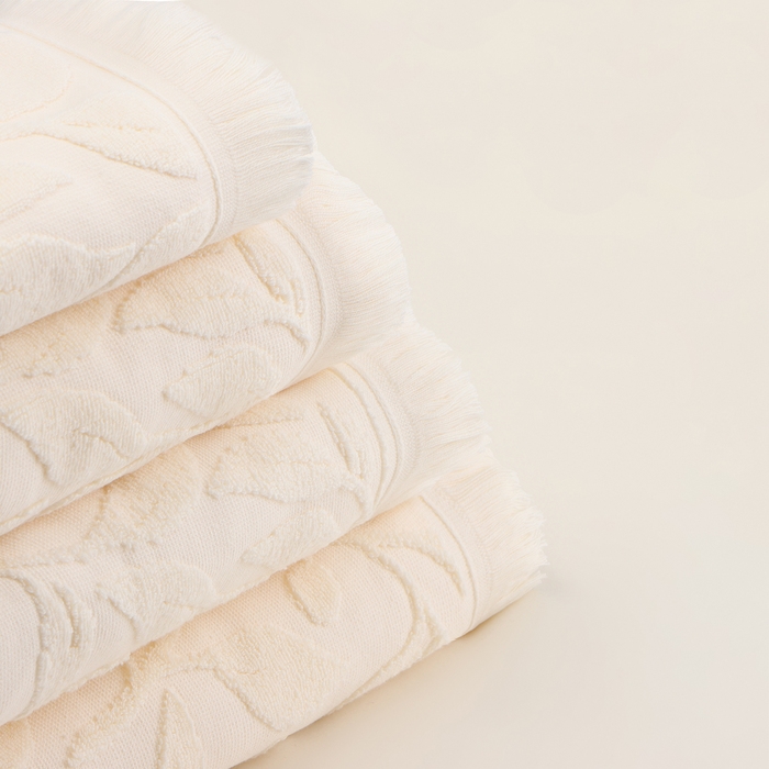 Полотенце махровое SL HOME: Boho "Айвори" 100х180 см, 100% хлопок, 520 г/м2