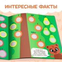 Книга с наклейками &laquo;Умные кружочки. Что, где растёт?&raquo;, 12 стр.