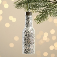 Елочная игрушка новогодняя с гирляндой «Новый год: С новым годом», 14,2 х 4,2 см Елочная игрушка новогодняя с гирляндой «Новый год: С новым годом», 14,2 х 4,2 см