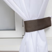 Комплект штор для кухни «Наоми» тюль (294х160 см), ламбрекен (290х40 см), подхваты Комплект штор для кухни «Наоми» тюль (294х160 см), ламбрекен (290х40 см), подхваты